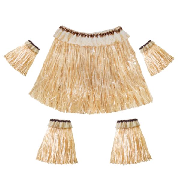 hawaiian hula funny dance party grass skirt arm leg sleeves costume sets, White
hawaiian hula funny dance party grass skirt arm leg sleeves costume sets, White