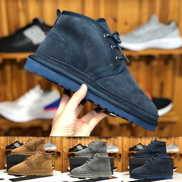 men wool boots neumel suede winter boots new men's classic boots newm series straps casual warm mini boot wool shoes 40-45, Black
men wool boots neumel suede winter boots new men's classic boots newm series straps casual warm mini boot wool shoes 40-45, Black