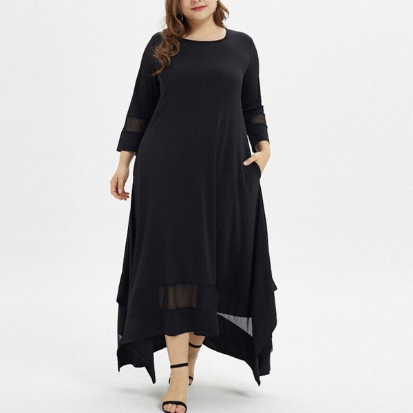 summer fashion large size round neck solid color muslim dress simple casual breathable fashion solid color maxi dress summer, Black;gray
summer fashion large size round neck solid color muslim dress simple casual breathable fashion solid color maxi dress summer, Black;gray