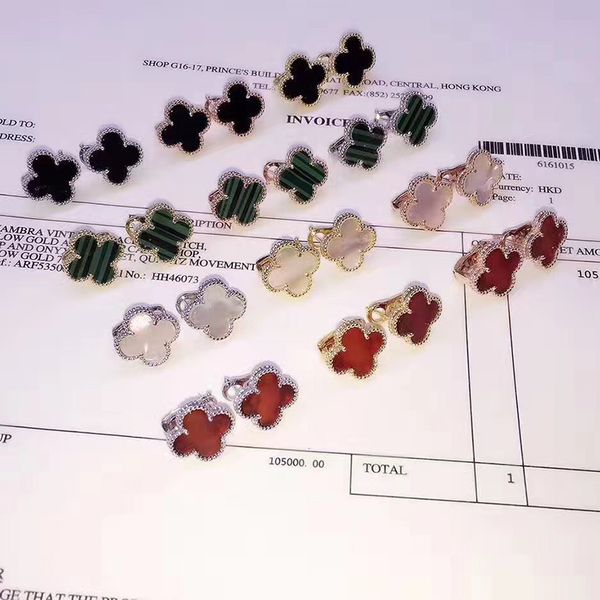 wholesale 925 stering silver 1.6cm flower earrings for women wedding party clover earrings with natural mother shell jewelry, Golden;silver
wholesale 925 stering silver 1.6cm flower earrings for women wedding party clover earrings with natural mother shell jewelry, Golden;silver