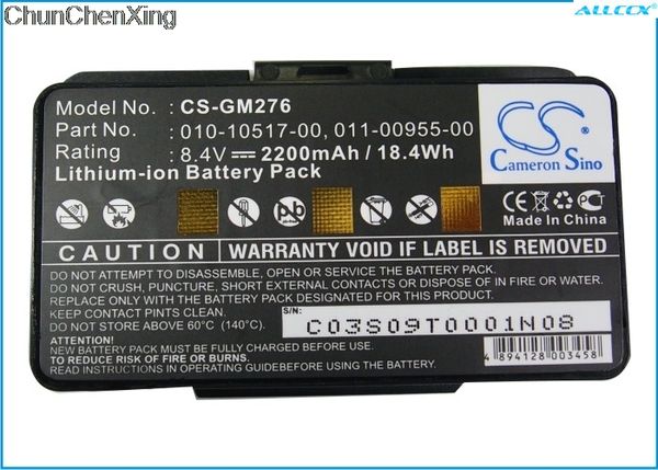 cameron sino 2200mah battery 010-10517-00 for garmin gpsmap 276, 276c, 296, 376c, gpsmap 378,gpsmap 478, gpsmap 495
cameron sino 2200mah battery 010-10517-00 for garmin gpsmap 276, 276c, 296, 376c, gpsmap 378,gpsmap 478, gpsmap 495