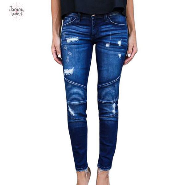 jeans new womens zipper fly motorcycle zipper jeans hole ripped stretch skinny denim pencil pants female slim fit trousers biker, Blue
jeans new womens zipper fly motorcycle zipper jeans hole ripped stretch skinny denim pencil pants female slim fit trousers biker, Blue