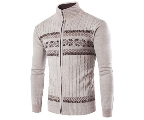 spring and autumn new men's knitted sweaters recreational zipper card collar slimming sweaters, White;black
spring and autumn new men's knitted sweaters recreational zipper card collar slimming sweaters, White;black