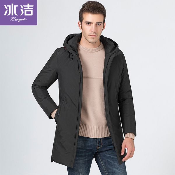 bg 2019 fashion winter waterproof jacket men warm white duck thick hooded coat casual parka medium-long jackets j80142001, Black
bg 2019 fashion winter waterproof jacket men warm white duck thick hooded coat casual parka medium-long jackets j80142001, Black