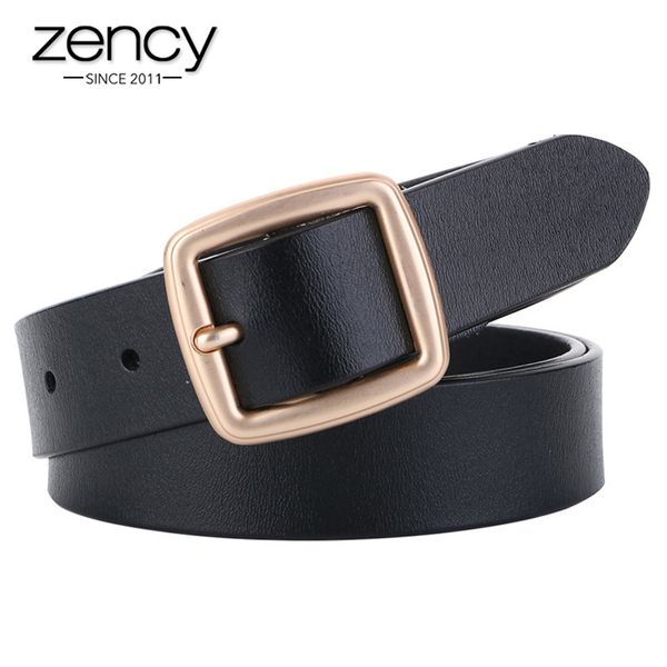 zency women belts luxury brand 100% genuine leather fashion pin buckle waist belt for jeans black white brown y200117, Slivery;black
zency women belts luxury brand 100% genuine leather fashion pin buckle waist belt for jeans black white brown y200117, Slivery;black