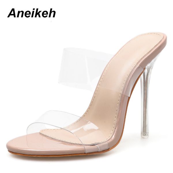 aneikeh 2019 rubber fashion gladiator pumps women transparent solid thin high heels pumps shallow wear for daily size 35-40, Black 
aneikeh 2019 rubber fashion gladiator pumps women transparent solid thin high heels pumps shallow wear for daily size 35-40, Black
