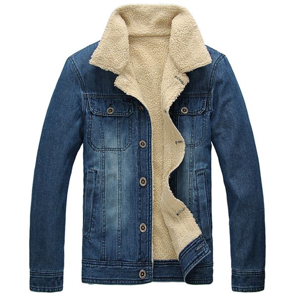 2019 men winter denim jackets light blue jean jackets new male thick warm denim coats large size wool liner black jean coats, Black;brown
2019 men winter denim jackets light blue jean jackets new male thick warm denim coats large size wool liner black jean coats, Black;brown