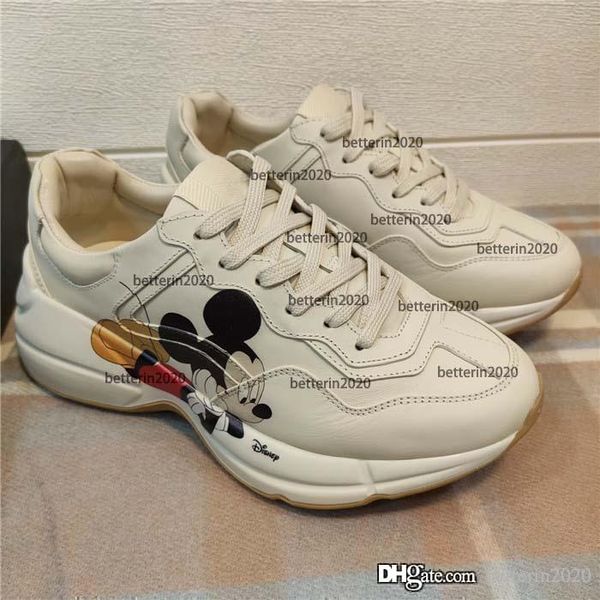designer rhyton vintage trainer sneaker famous designer 2020 women men shoes models sweet pattern mouse mouth pattern size 36-45, Black
designer rhyton vintage trainer sneaker famous designer 2020 women men shoes models sweet pattern mouse mouth pattern size 36-45, Black