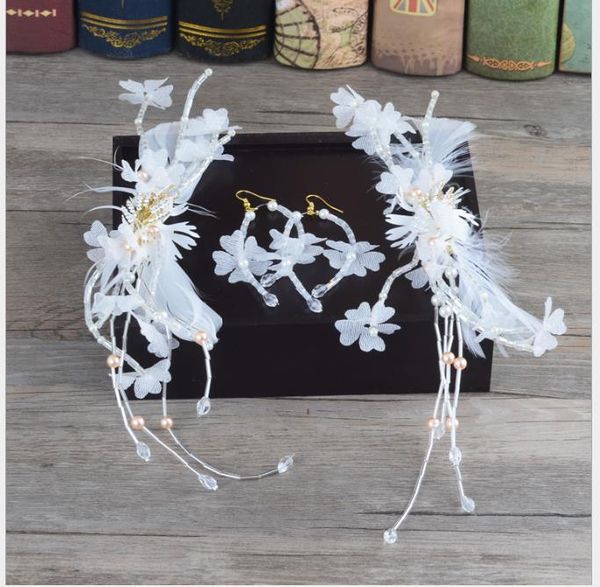 headwear long flower garment earrings hairpin bride headwear wedding garment jewelry, Slivery;golden
headwear long flower garment earrings hairpin bride headwear wedding garment jewelry, Slivery;golden
