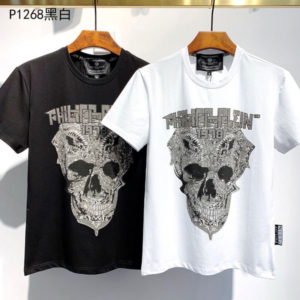 pp philip plain brand mens designer t shirts firmata uomo fashion luxury designer t shirt summer homme mens skull tshirt tee 1268, White
pp philip plain brand mens designer t shirts firmata uomo fashion luxury designer t shirt summer homme mens skull tshirt tee 1268, White