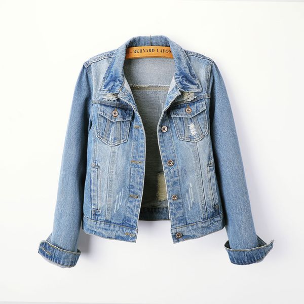 2019 plus size 6xl denim jacket women boyfrieng jean coat women streetwear harajuku vintage autumn basic jacket outerwear 167, Black;brown
2019 plus size 6xl denim jacket women boyfrieng jean coat women streetwear harajuku vintage autumn basic jacket outerwear 167, Black;brown