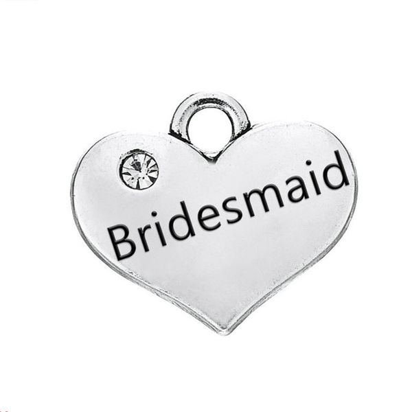 antique silver plated classic crystal hearts bridesmaid pendants charms for bracelets handmade jewelry 10pcs/lot, Bronze;silver
antique silver plated classic crystal hearts bridesmaid pendants charms for bracelets handmade jewelry 10pcs/lot, Bronze;silver