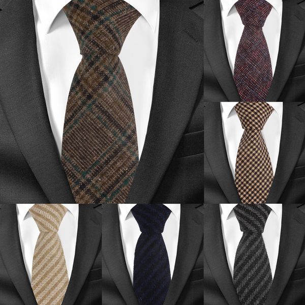 new wool ties skinny woolen necktie for men suits mens plaid striped neck tie for business cravats 7cm width groom neckties, Black;blue
new wool ties skinny woolen necktie for men suits mens plaid striped neck tie for business cravats 7cm width groom neckties, Black;blue