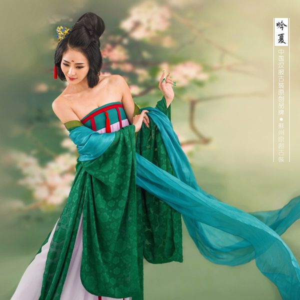 yin xia green aesthetic high waist dress tang suit summer exhibition design costume for women, Black;red
yin xia green aesthetic high waist dress tang suit summer exhibition design costume for women, Black;red
