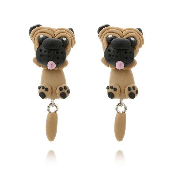 women fashion handmade creative 3d polymer clay cute cartoon animal stud earrings jewelry gifts #14, Golden;silver
women fashion handmade creative 3d polymer clay cute cartoon animal stud earrings jewelry gifts #14, Golden;silver