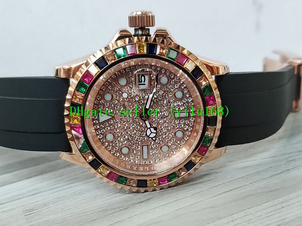 new selling luxury men diamond watch 116655 are loaded with 2813 movement automatic watches, 40mm rose gold diamond rubber watch, Slivery;brown
new selling luxury men diamond watch 116655 are loaded with 2813 movement automatic watches, 40mm rose gold diamond rubber watch, Slivery;brown