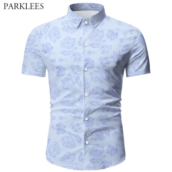elegant rose floral printed men shirt fashion 2020 button up comfortable mens short sleeve shirts casual social camisa masculina, White;black
elegant rose floral printed men shirt fashion 2020 button up comfortable mens short sleeve shirts casual social camisa masculina, White;black