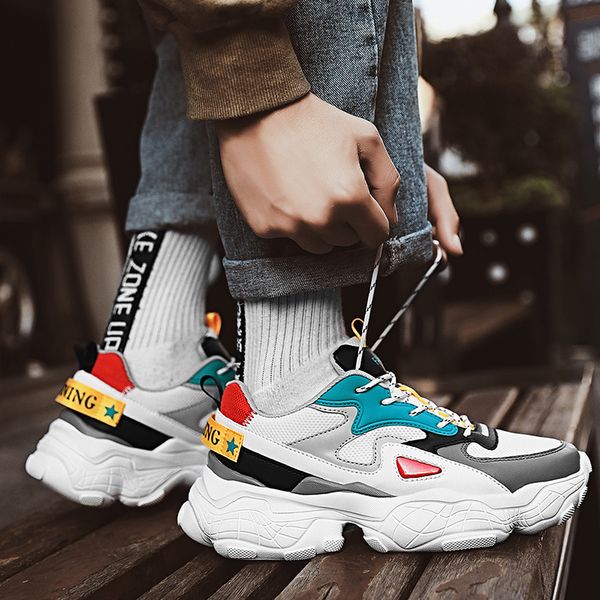 fashion shoes for men trend casual shoes popular sneakers lace-up rubber zapatos hombre hard-wearing flats, Black
fashion shoes for men trend casual shoes popular sneakers lace-up rubber zapatos hombre hard-wearing flats, Black