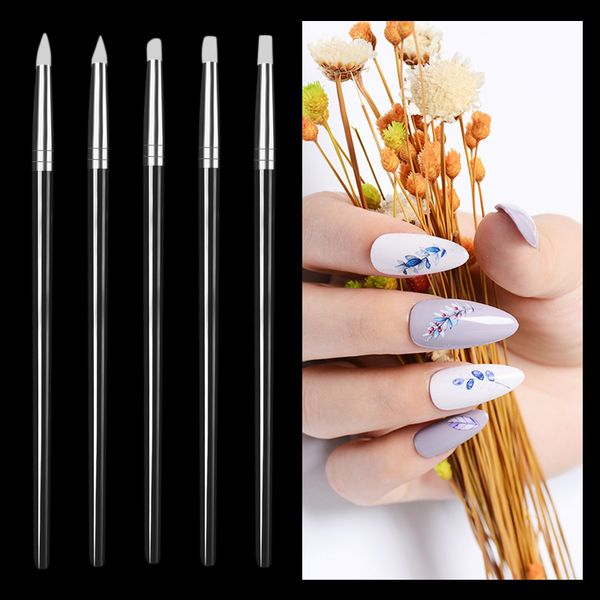 5pcs/set nail art brush liner dotting design acrylic builder flat crystal painting drawing carving pen uv gel manicure tool set, Yellow
5pcs/set nail art brush liner dotting design acrylic builder flat crystal painting drawing carving pen uv gel manicure tool set, Yellow