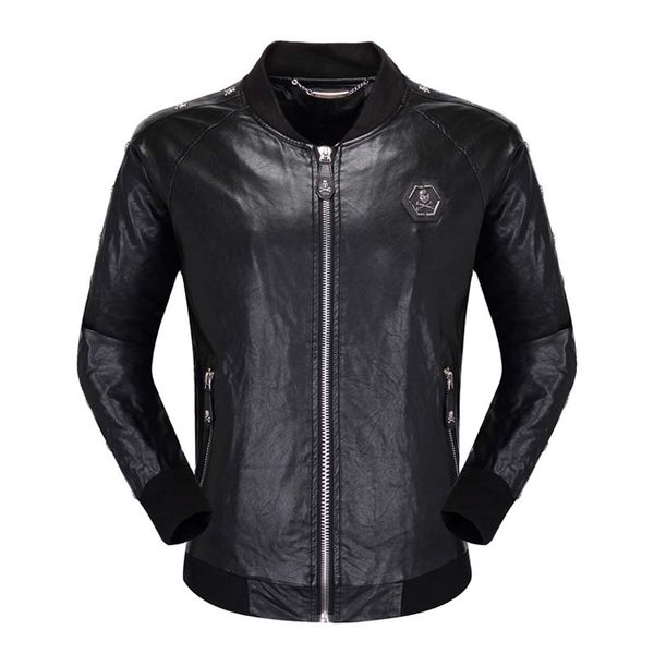 2019 men locomotive coat leisure leather jackets zipper casual winter fashion jacket animal embroidery outerwear men's clothing 2020, Black
2019 men locomotive coat leisure leather jackets zipper casual winter fashion jacket animal embroidery outerwear men's clothing 2020, Black