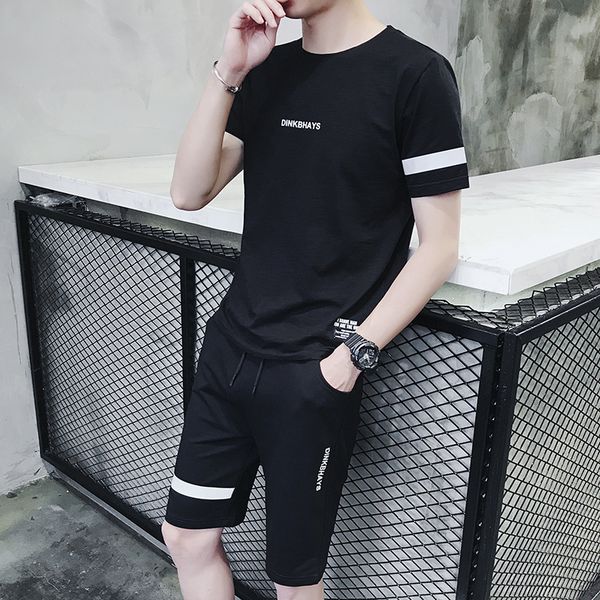 2020 men's sports suit short sleeve t-shirt shorts set korean slim two-piece set summer tide asian sizes available in 5 colors new, Gray
2020 men's sports suit short sleeve t-shirt shorts set korean slim two-piece set summer tide asian sizes available in 5 colors new, Gray