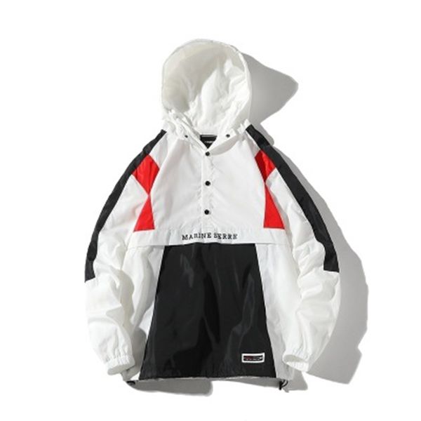 new hooded jackets men patchwork color block pullover jacket fashion tracksuit coat men hip hop streetwear jacket, Black;brown
new hooded jackets men patchwork color block pullover jacket fashion tracksuit coat men hip hop streetwear jacket, Black;brown