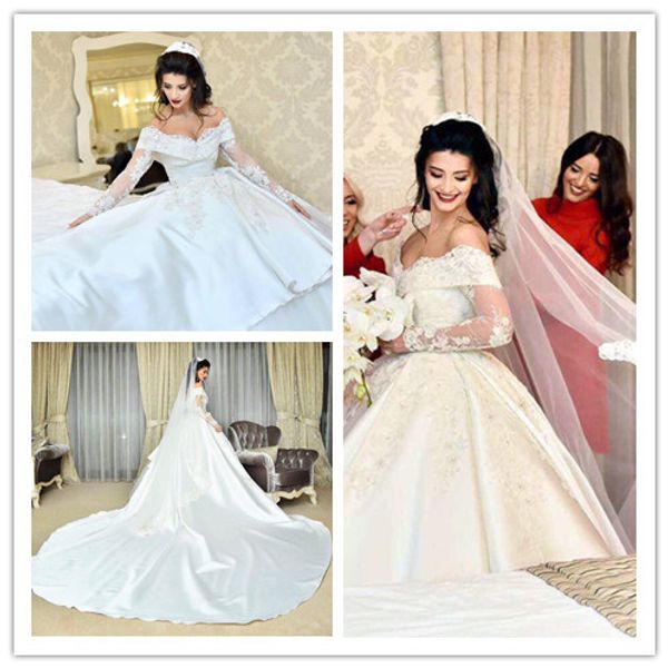 white off shouler ball gown lace long sleeves vintage luxury mariage wedding dresses bridal gowns 2019 new vestido de casamento wedding gown
white off shouler ball gown lace long sleeves vintage luxury mariage wedding dresses bridal gowns 2019 new vestido de casamento wedding gown
