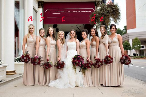 beige infinity dress champagne bridesmaid dress 2019 ruffle convertible prom gown cocktail dresses wedding guest dress, White;pink
beige infinity dress champagne bridesmaid dress 2019 ruffle convertible prom gown cocktail dresses wedding guest dress, White;pink