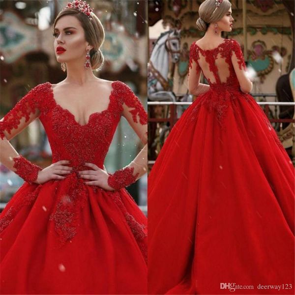 custom make long sleeves red prom dresses plunging v-neck lace appliqued puffy arabic dubai formal party evening gowns celebrity, Black;red
custom make long sleeves red prom dresses plunging v-neck lace appliqued puffy arabic dubai formal party evening gowns celebrity, Black;red