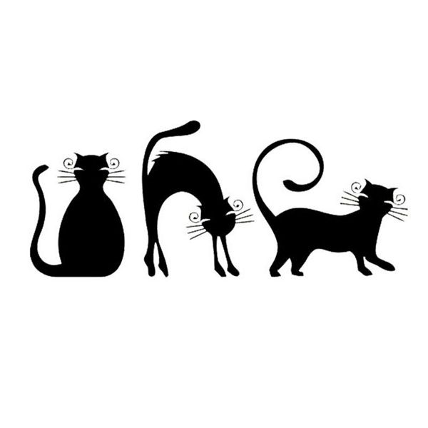 16*6.6cm cute and interesting three cute cat animal stencil art fun bumper window decor vinyl sticker
16*6.6cm cute and interesting three cute cat animal stencil art fun bumper window decor vinyl sticker