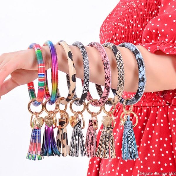pu leather bracelet keychain wrist key ring heart charm tassel pendant wristbands sports bangle keyrings jewelry christmas gifts, Golden;silver
pu leather bracelet keychain wrist key ring heart charm tassel pendant wristbands sports bangle keyrings jewelry christmas gifts, Golden;silver
