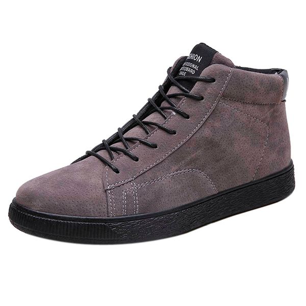 men's casual boots new winter boots men fashion warm ankle winter snow leather #g3, Black
men's casual boots new winter boots men fashion warm ankle winter snow leather #g3, Black