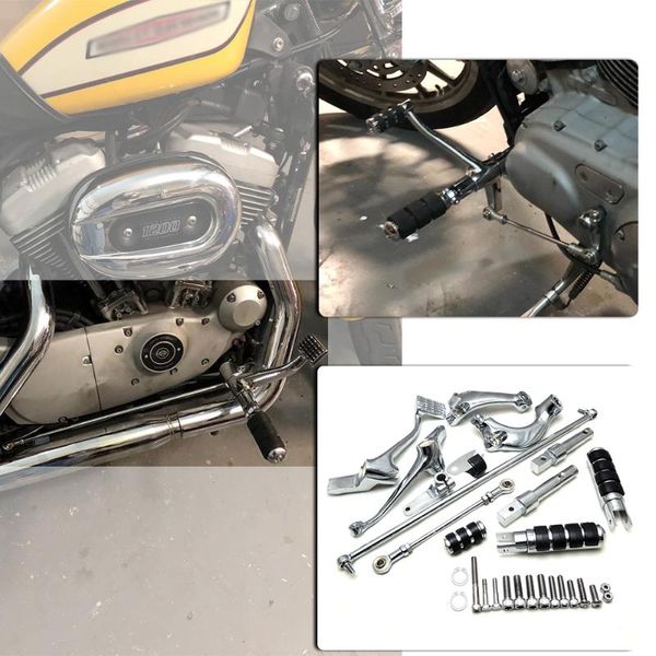 foot pegs levers linkage for sportster xl883 xl883c xl1200l xl1200r forty-eight footrest foot rests forward controls 1991-2019
foot pegs levers linkage for sportster xl883 xl883c xl1200l xl1200r forty-eight footrest foot rests forward controls 1991-2019
