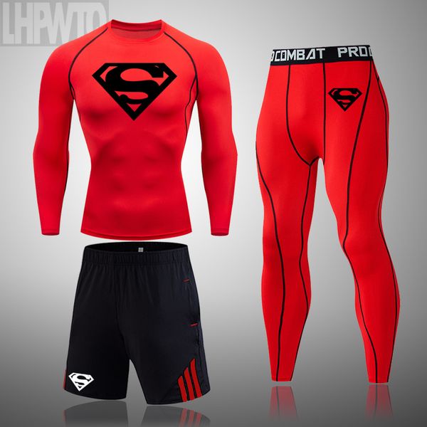 compression mens sport suits quick dry running sets clothes sports joggers training gym fitness tracksuits, Black;blue
compression mens sport suits quick dry running sets clothes sports joggers training gym fitness tracksuits, Black;blue