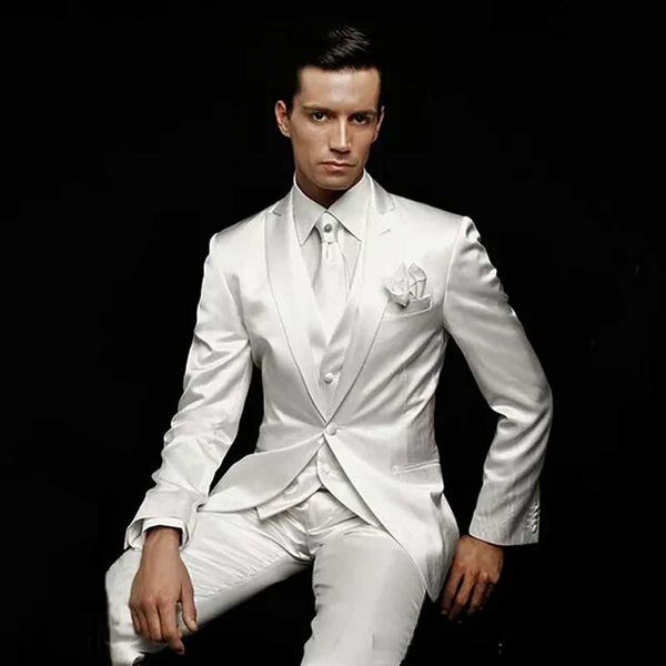 men suits for wedding ivory satin suits man blazers groom tuxedos trajes de hombre 3piece coat pants vest terno masculino costume homme, Black;gray
men suits for wedding ivory satin suits man blazers groom tuxedos trajes de hombre 3piece coat pants vest terno masculino costume homme, Black;gray