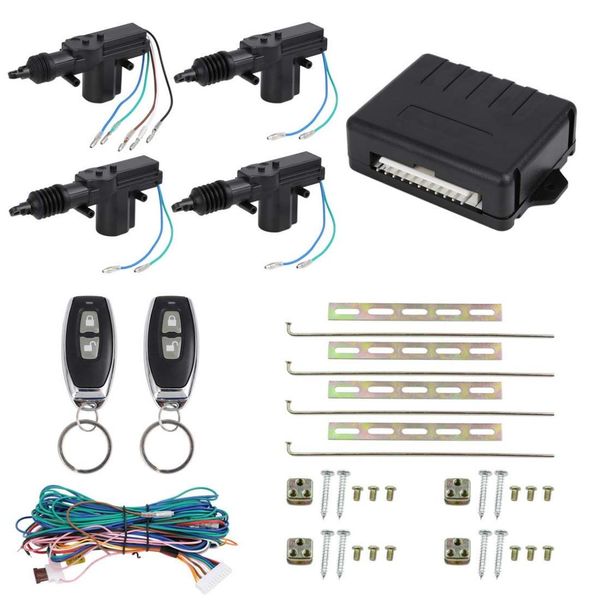 uxcell 4 doors central lock locking system car keyless entry kit with actuator 
uxcell 4 doors central lock locking system car keyless entry kit with actuator