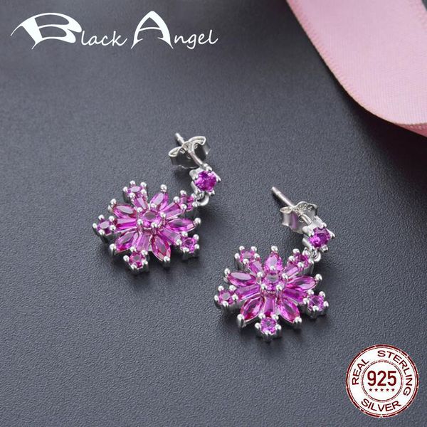 100% real 925 sterling silver drop earrings crystalized pink/white cz snowflake gold earrings for women fine jewelry brand gift, Golden;silver
100% real 925 sterling silver drop earrings crystalized pink/white cz snowflake gold earrings for women fine jewelry brand gift, Golden;silver