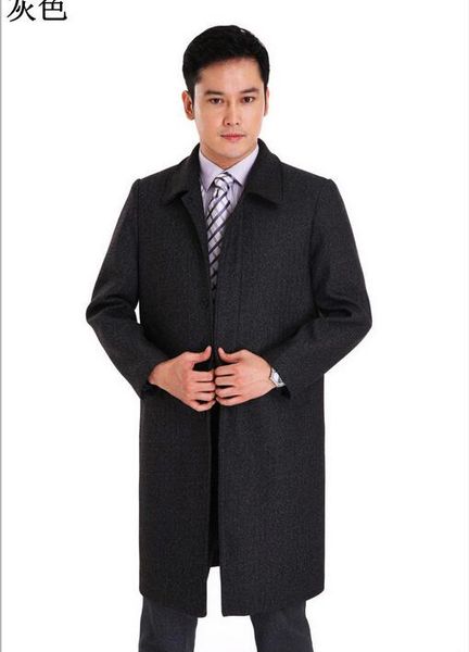 overcoat overcoat for men autumn and winter fashion wool coat lapel middle-aged men's coat longer section ing, Black
overcoat overcoat for men autumn and winter fashion wool coat lapel middle-aged men's coat longer section ing, Black