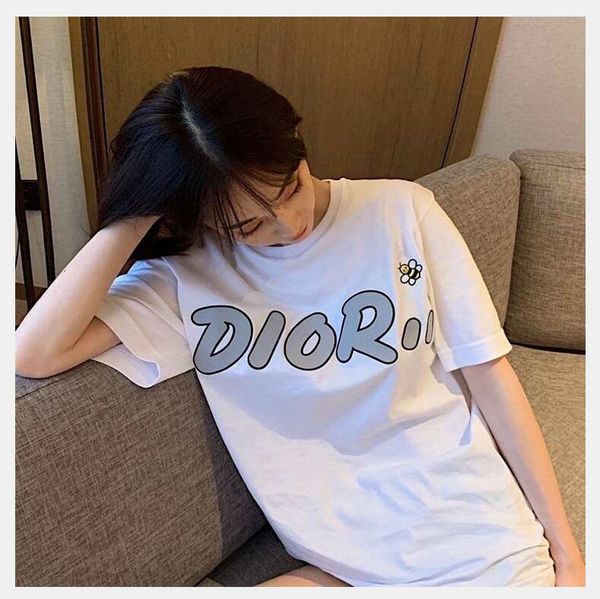 2020 the new summer women's t-shirt short sleeves pure cotton simple style fashion t-shirts of shipping, White
2020 the new summer women's t-shirt short sleeves pure cotton simple style fashion t-shirts of shipping, White