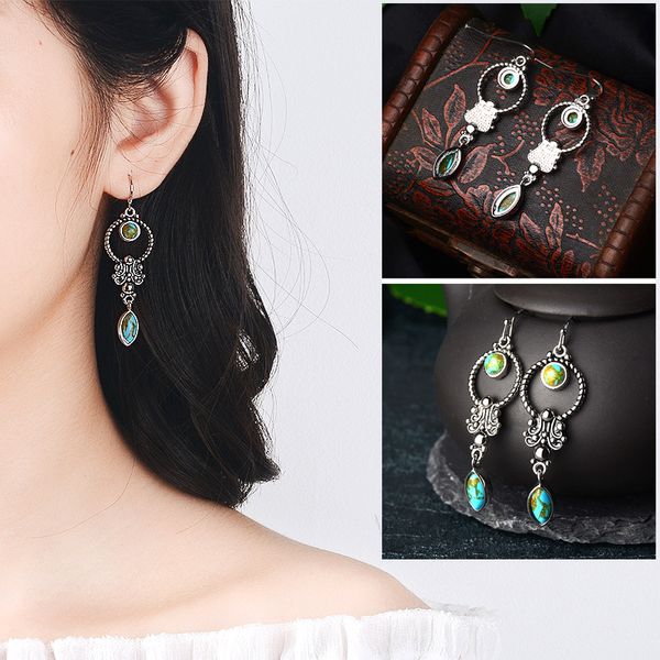 vintage thai silver women's pop earrings ear cuff green pine fell jewelry wholesale and retail
vintage thai silver women's pop earrings ear cuff green pine fell jewelry wholesale and retail