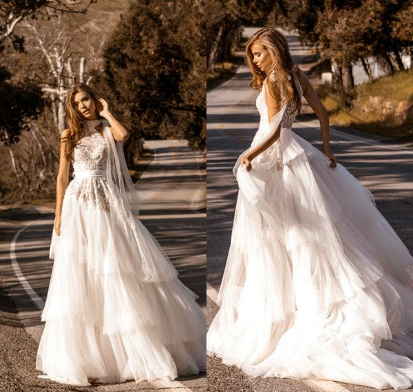 crystal design 2019 a line wedding dresses jewel neck tiered skirts lace appliqued boho wedding dress plus size garden bridal gowns, White
crystal design 2019 a line wedding dresses jewel neck tiered skirts lace appliqued boho wedding dress plus size garden bridal gowns, White