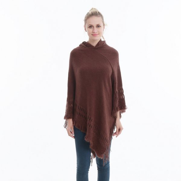 plus size fashion women's ponchos asymmetric tassel loose hoodies scarves solid color black knitted warm lady capes, Blue;gray
plus size fashion women's ponchos asymmetric tassel loose hoodies scarves solid color black knitted warm lady capes, Blue;gray