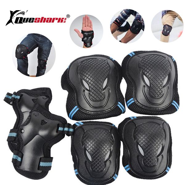 6pcs/set skating protective gear set elbow pads wrist support ski skateboard ice skate roller knee brace for kids gift, Black;gray
6pcs/set skating protective gear set elbow pads wrist support ski skateboard ice skate roller knee brace for kids gift, Black;gray