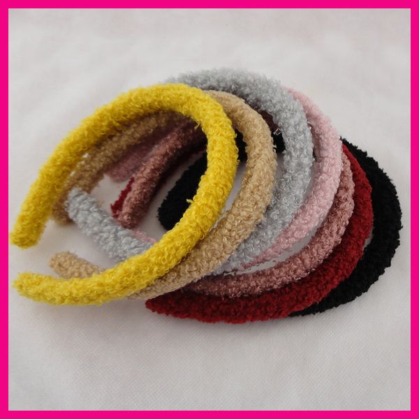 10pcs 15mm plush velvet fabric covered plastic hair headbands winter women girls hairbands teddy cashmere, Silver
10pcs 15mm plush velvet fabric covered plastic hair headbands winter women girls hairbands teddy cashmere, Silver