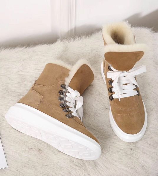 luxury26 winter snow boots 2019 fashion platform designer woman boots leather luxury tie woman shoes 100% quality wool warm snow boots, Black
luxury26 winter snow boots 2019 fashion platform designer woman boots leather luxury tie woman shoes 100% quality wool warm snow boots, Black