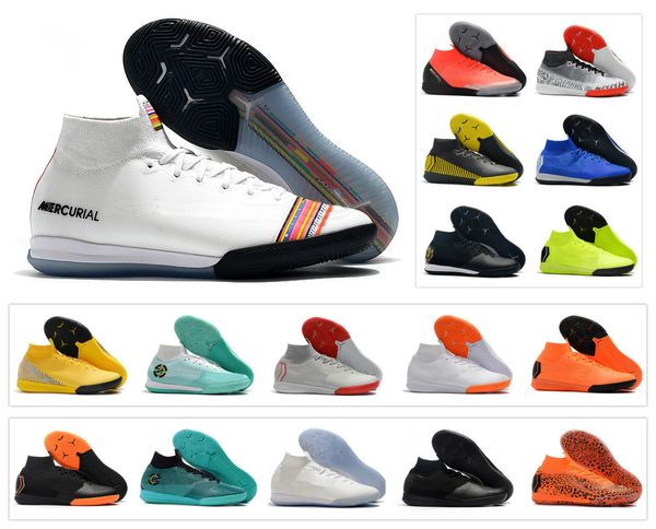 Mercurial SuperflyX VI 6 Elite IC IN 360 Indoor Outdoor Mens Women Boys Soccer Shoes CR7 Ronaldo Neymar NJR Football Boots Cleats Size 35-45
Mercurial SuperflyX VI 6 Elite IC IN 360 Indoor Outdoor Mens Women Boys Soccer Shoes CR7 Ronaldo Neymar NJR Football Boots Cleats Size 35-45