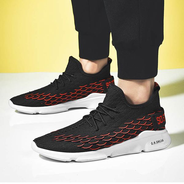 2020 g.n.shijia fashion designer flying weaving pu sole black grey red running shoes 46 sport sneaker
2020 g.n.shijia fashion designer flying weaving pu sole black grey red running shoes 46 sport sneaker