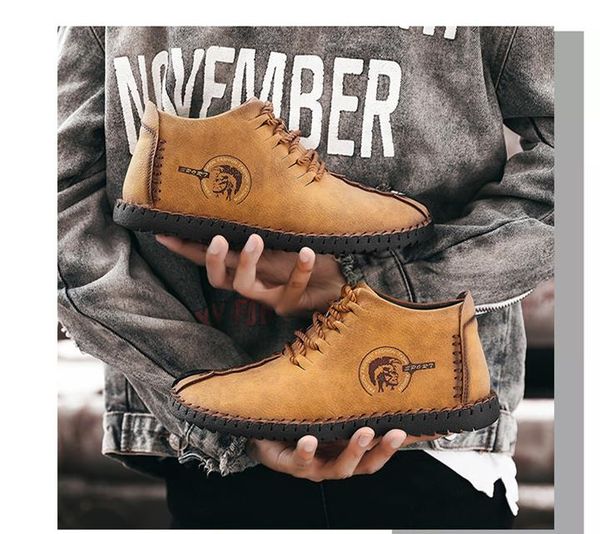 fashion men boots split leather ankle snow boots shoes warm fur plush lace-up winter shoes plus size 38~48, Black
fashion men boots split leather ankle snow boots shoes warm fur plush lace-up winter shoes plus size 38~48, Black