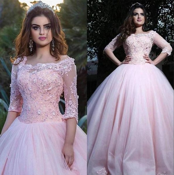 pink half sleeve lace beaded tulle ball gown quinceanera dresses vestidos de quinceañera princess lace-up back sweet 16 dress with appliques, Blue;red
pink half sleeve lace beaded tulle ball gown quinceanera dresses vestidos de quinceañera princess lace-up back sweet 16 dress with appliques, Blue;red