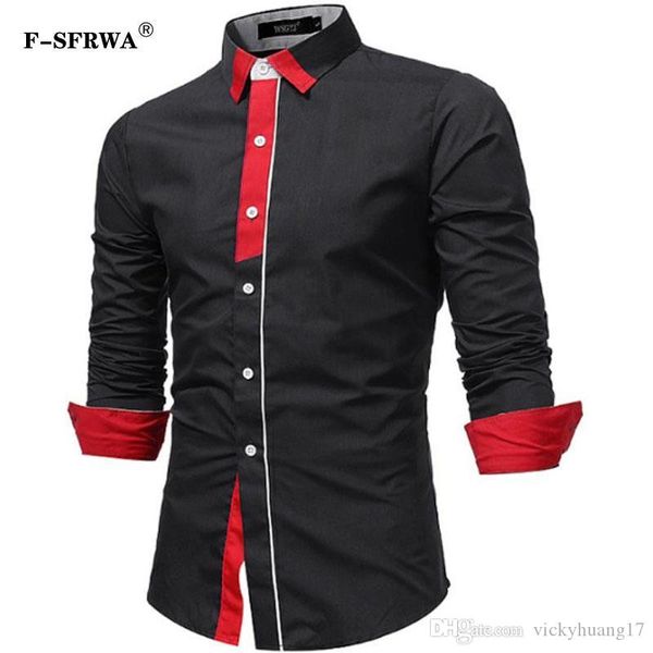 f-sfrwa 2019 бренд рубашки мужчины повседневная мужской slim fit мода заклинание цвет с длинным рукавом сорочка мужские camisas рубашки xxxl, White;black
f-sfrwa 2019 бренд рубашки мужчины повседневная мужской slim fit мода заклинание цвет с длинным рукавом сорочка мужские camisas рубашки xxxl, White;black